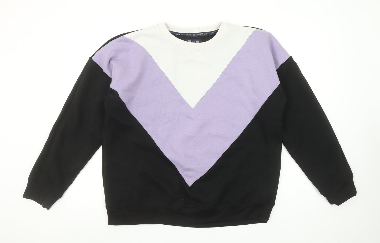 Womens UK Size L North West Black Pullover Sweatshirt