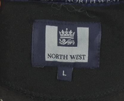 Womens UK Size L North West Black Pullover Sweatshirt