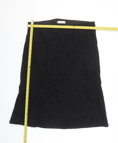 Womens UK Size L Gallery Straight & Pencil Wool Skirt