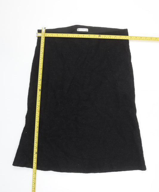 Womens UK Size L Gallery Straight & Pencil Wool Skirt