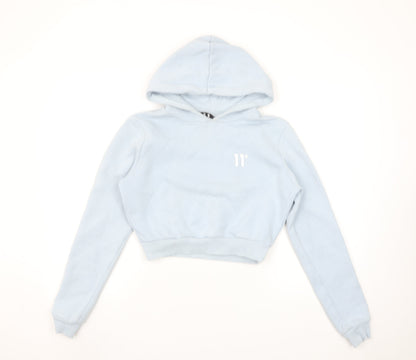 Womens UK Size 6 11 degrees Blue Pullover Hoodie