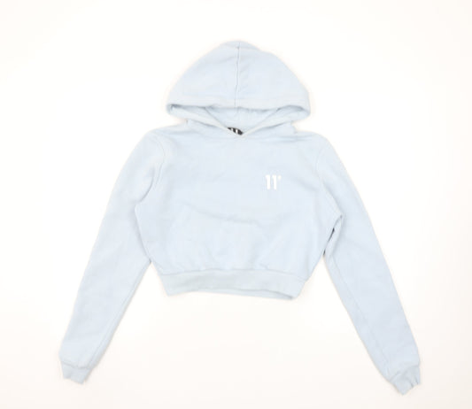Womens UK Size 6 11 degrees Blue Pullover Hoodie