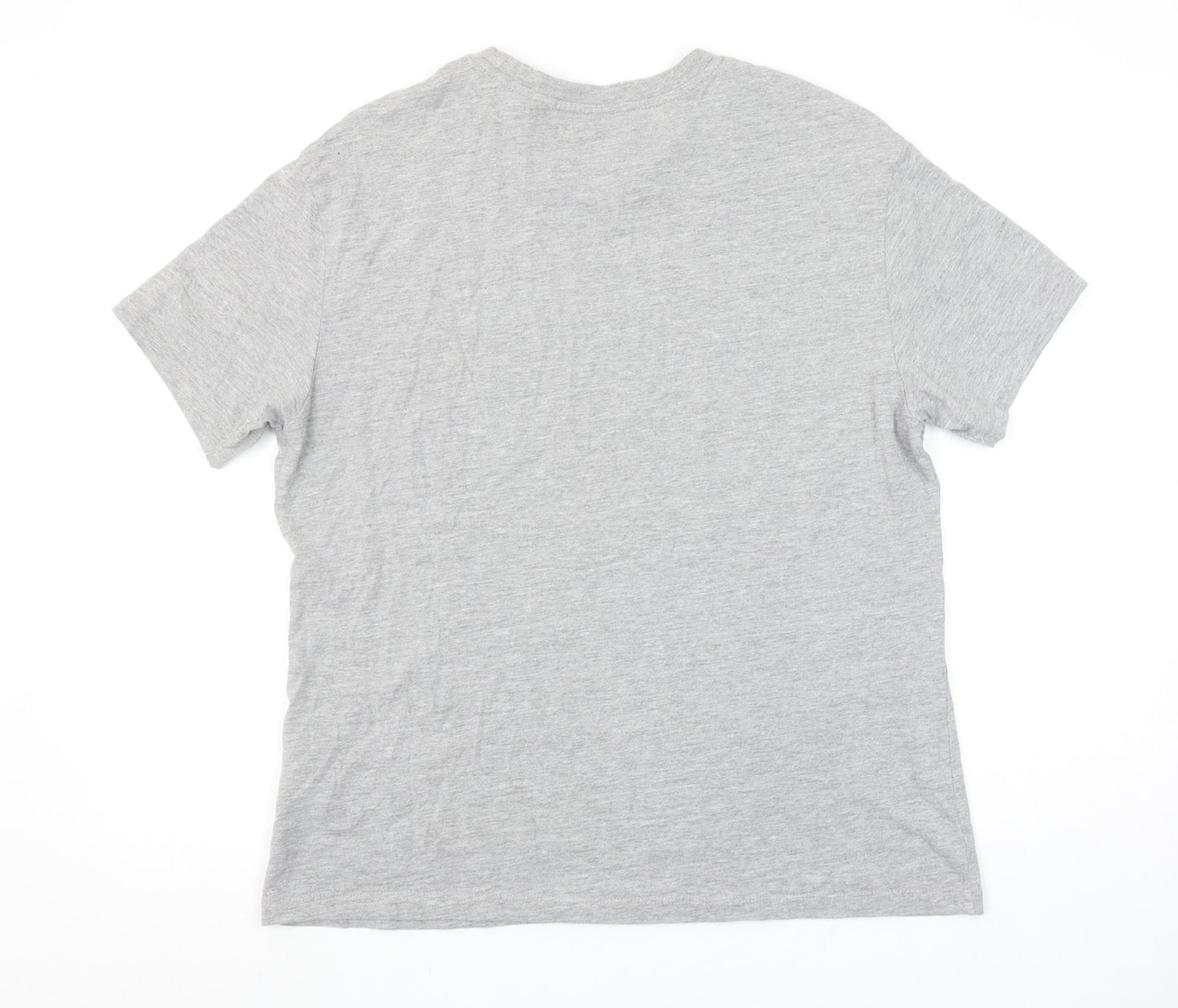 Womens UK Size M Brave Soul Grey Basic T-Shirt