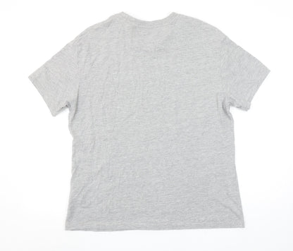Womens UK Size M Brave Soul Grey Basic T-Shirt