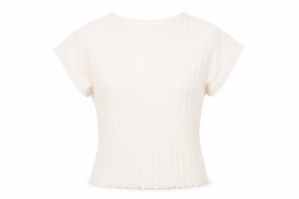 Womens UK Size XS Gallery Ivory Basic Blouse