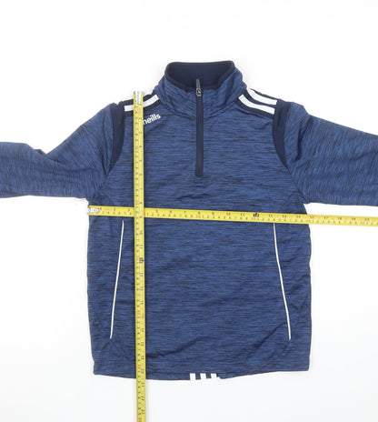 O'Neills Boys Blue 1/4 Zip Sports Sweatshirt Age 9-10 Years