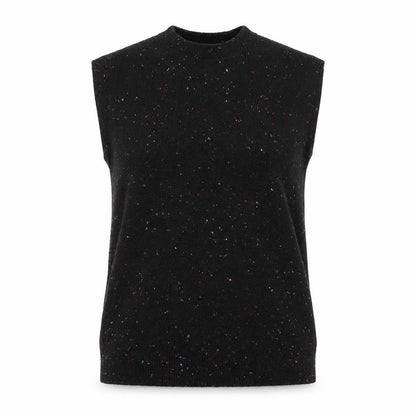 Marks and Spencer Womens Black XS Sleeveless Knit Pullover Jumper
