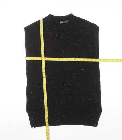 Marks and Spencer Womens Black XS Sleeveless Knit Pullover Jumper