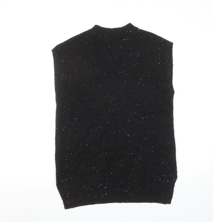 Marks and Spencer Womens Black XS Sleeveless Knit Pullover Jumper