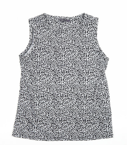 Womens UK Size 10 Marks and Spencer Black Basic Tank