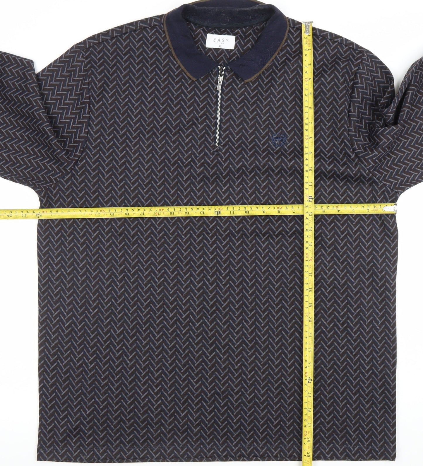 Mens UK Size XL Easy Polyester Blend Polo Shirt