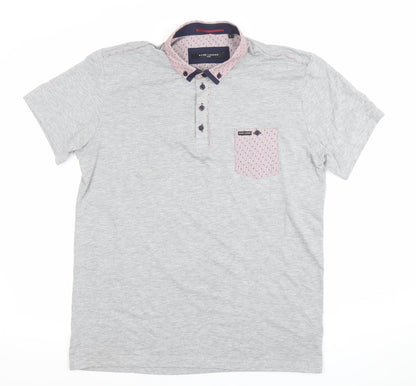 Mens UK Size L Guide London Cotton Blend Polo Shirt
