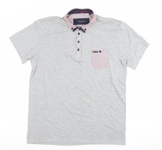 Mens UK Size L Guide London Cotton Blend Polo Shirt