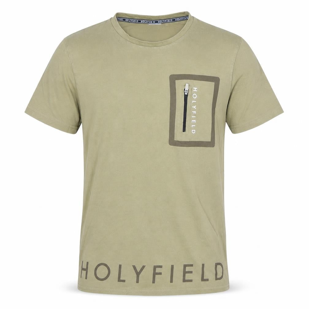 Boys UK Size S Holyfield Beige Basic T-Shirt
