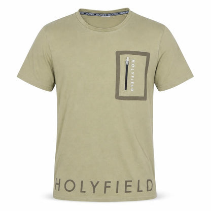 Boys UK Size S Holyfield Beige Basic T-Shirt