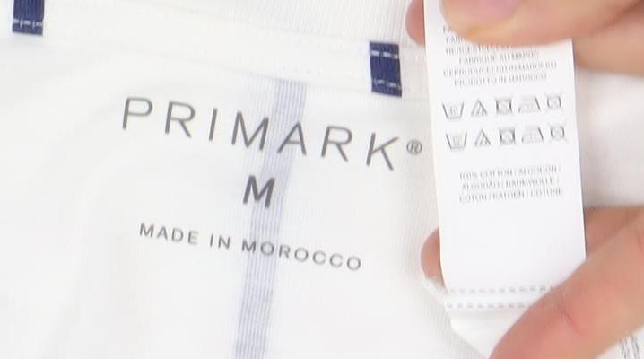 Primark Men's White Striped Brooklyn Graphic T-Shirt M