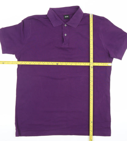 Mens UK Size M HUGO BOSS Cotton Polo Shirt