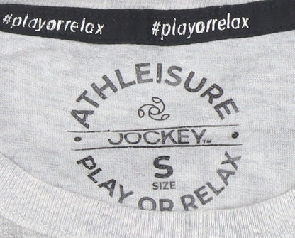 Mens UK Size S Jockey Grey  T-Shirt