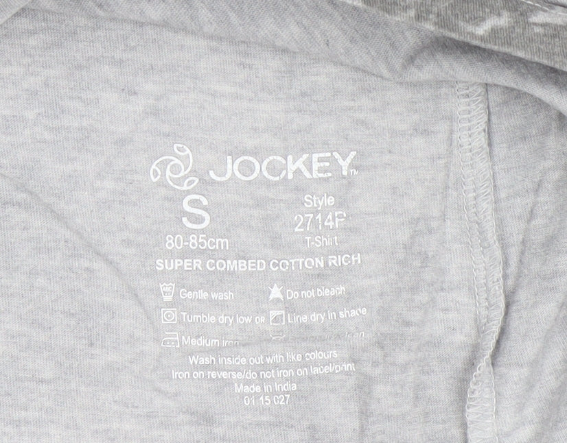 Mens UK Size S Jockey Grey  T-Shirt