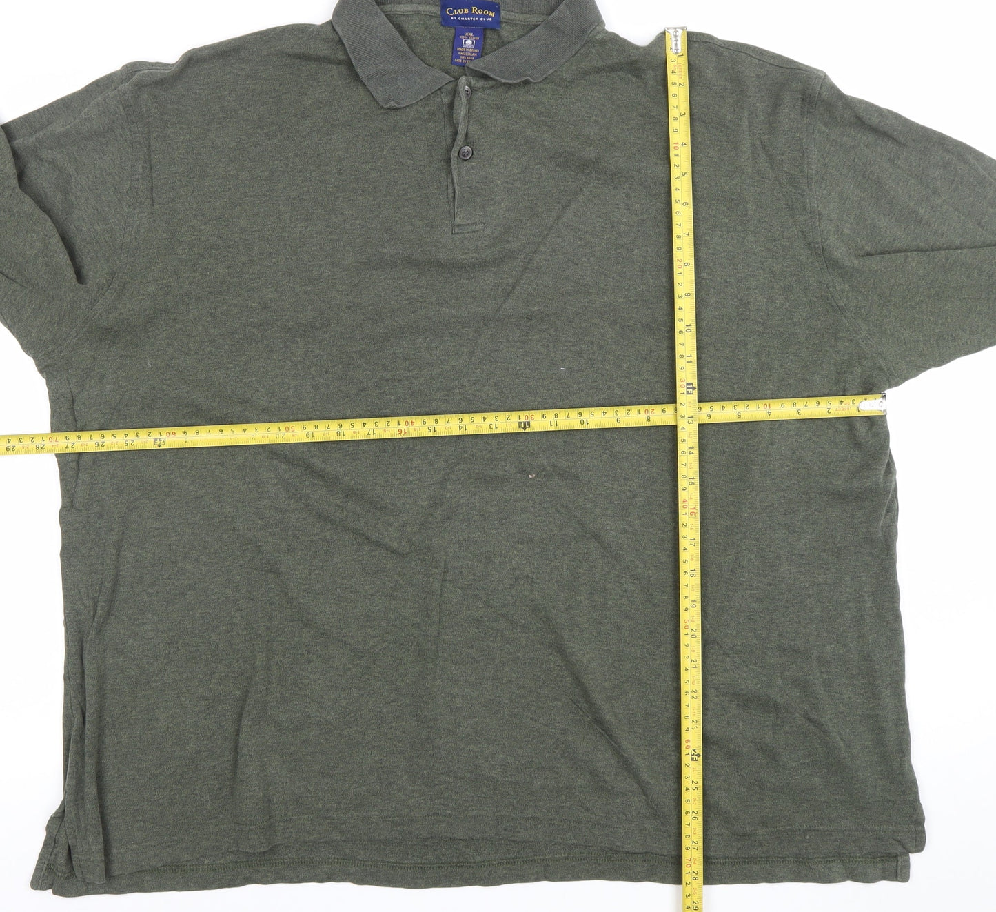 Mens UK Size 2XL Club Room 100% Cotton Polo Shirt