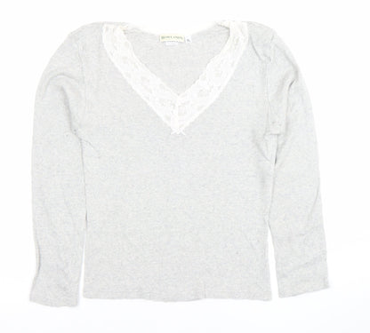 Womens UK Size XL Rowland's Grey Basic Blouse