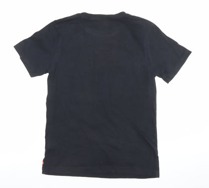 Boys UK Size 14 Years Levi's Black Basic T-Shirt