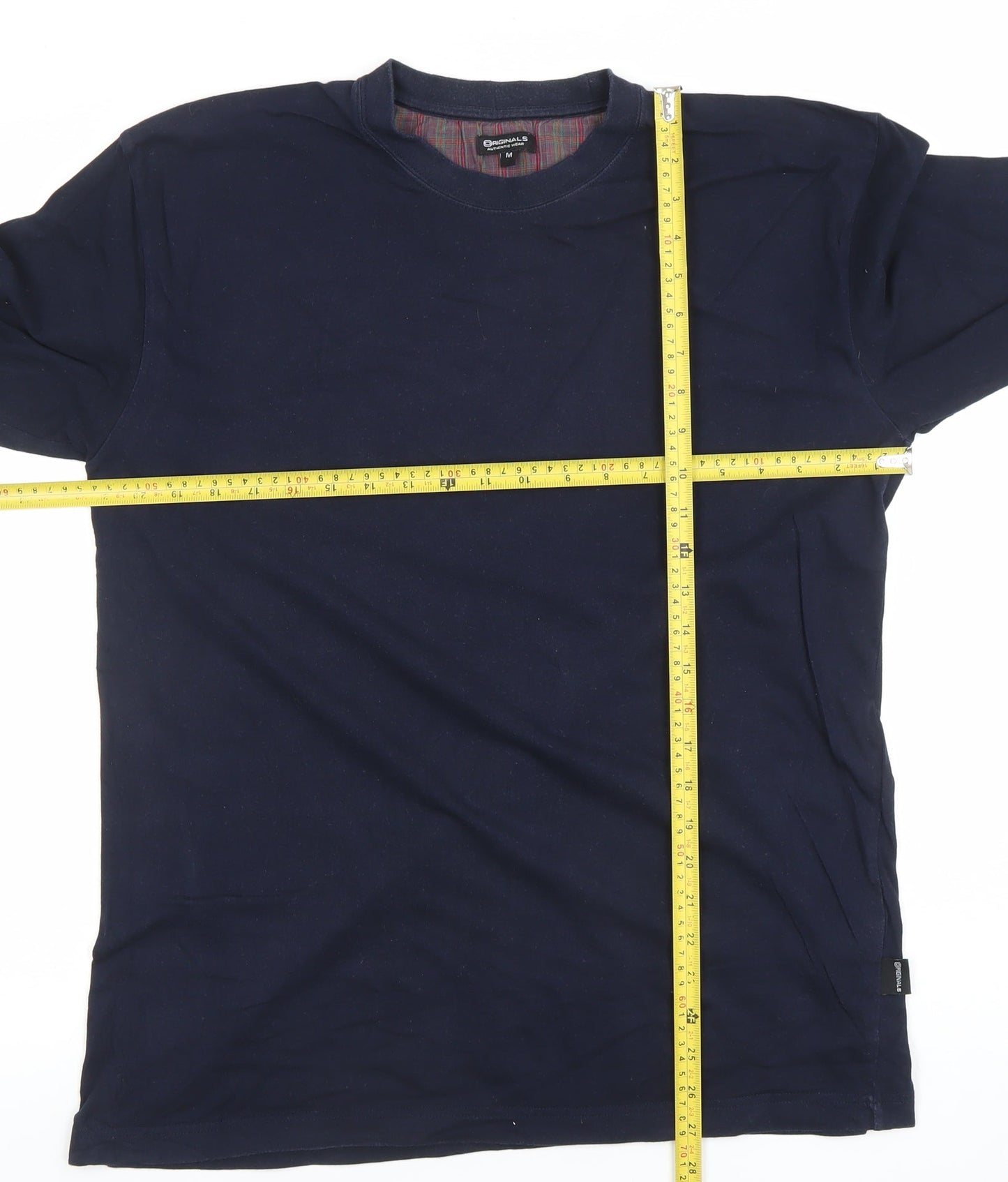 Originals Women's Blue Long Sleeve Cotton Basic T-Shirt M