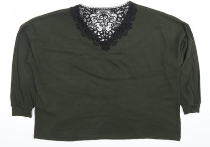 Womens UK Size 18 Dorothy Perkins Green Tunic Blouse