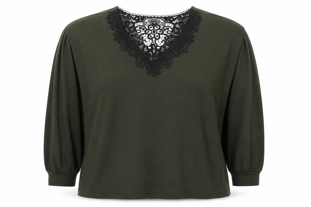 Womens UK Size 18 Dorothy Perkins Green Tunic Blouse