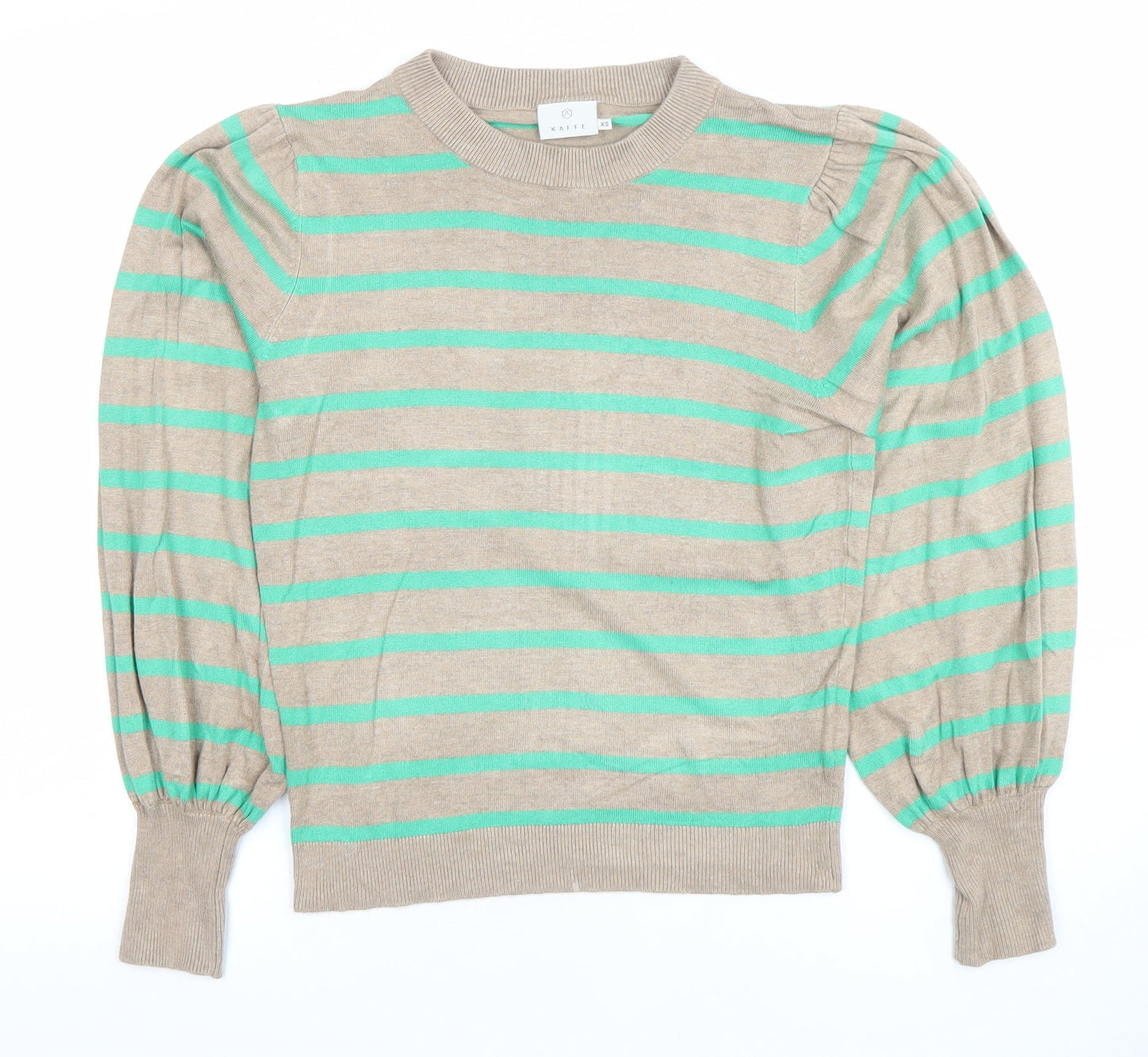 Womens UK Size XS Kaffe Beige Pullover Jumper