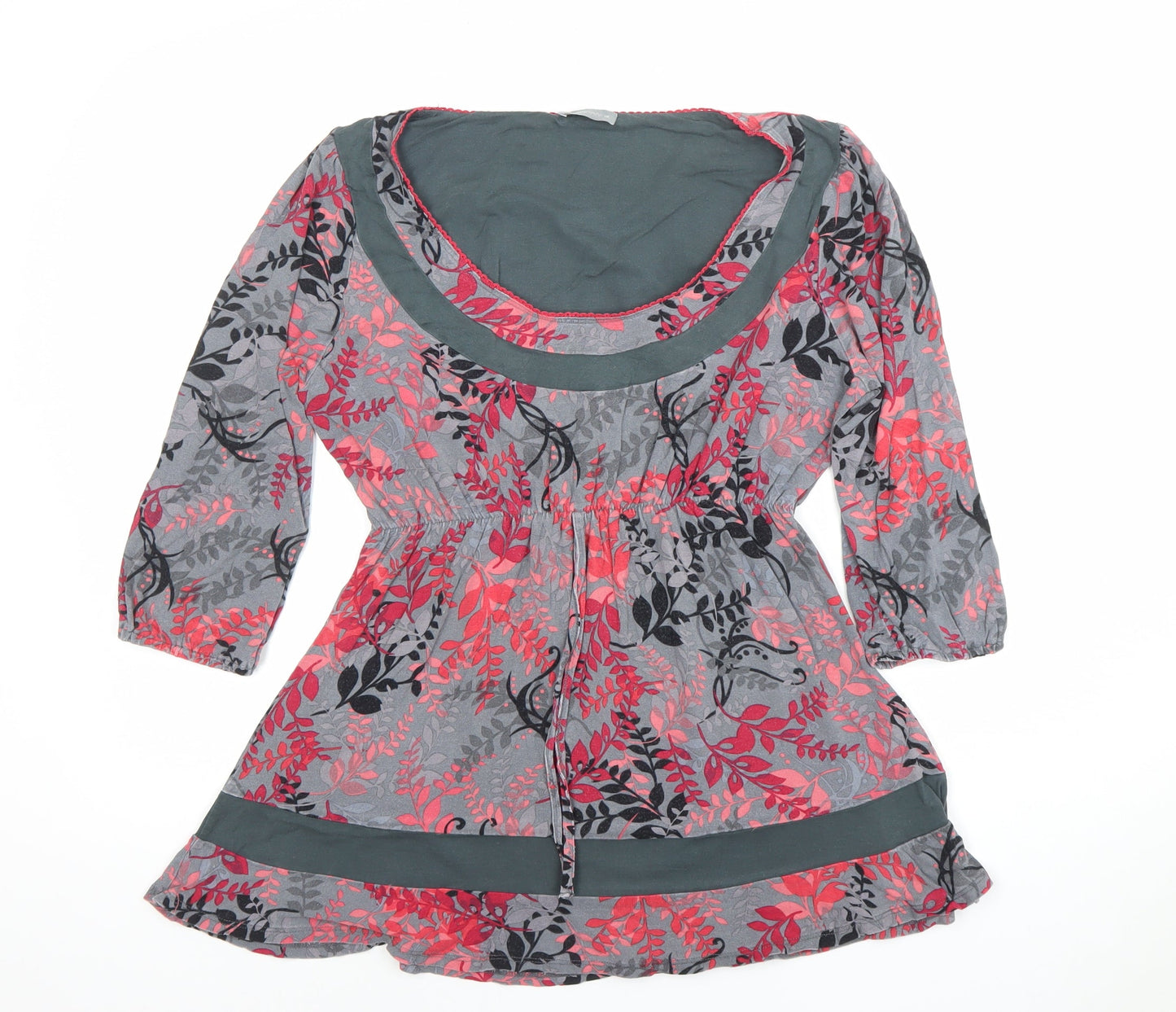 Per Una Women’s Multicoloured Floral Tunic Top Size 16