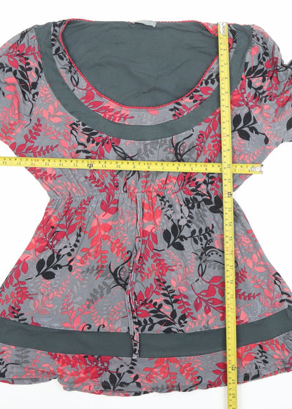 Per Una Women’s Multicoloured Floral Tunic Top Size 16