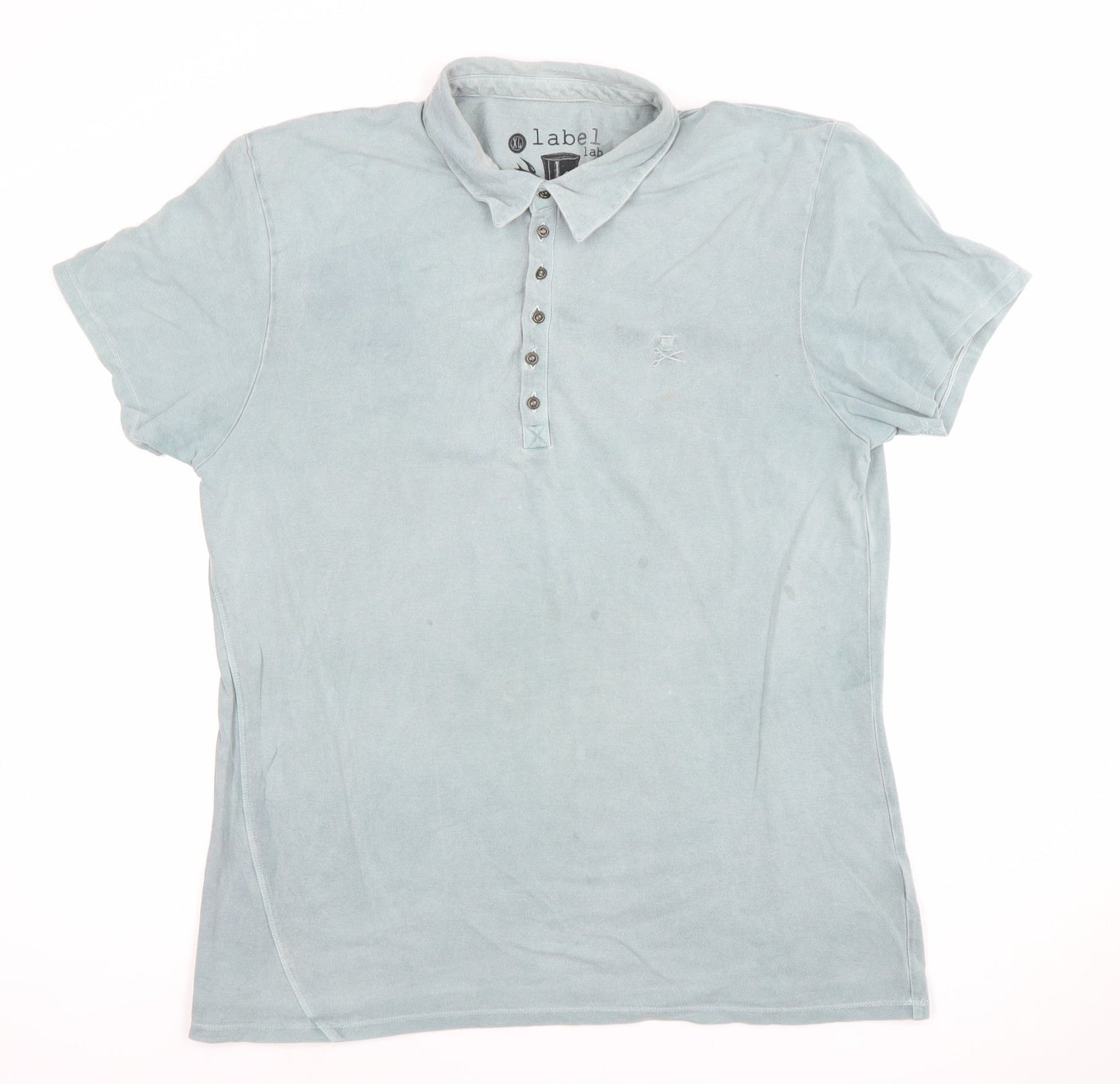 Mens UK Size XL Label Lab 100% Cotton Polo Shirt