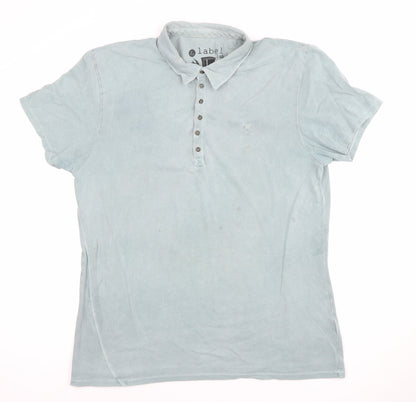 Mens UK Size XL Label Lab 100% Cotton Polo Shirt