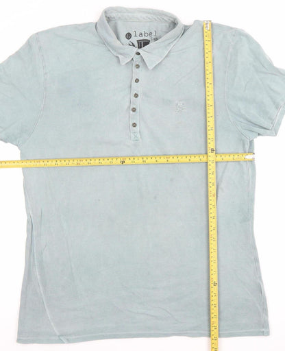 Mens UK Size XL Label Lab 100% Cotton Polo Shirt