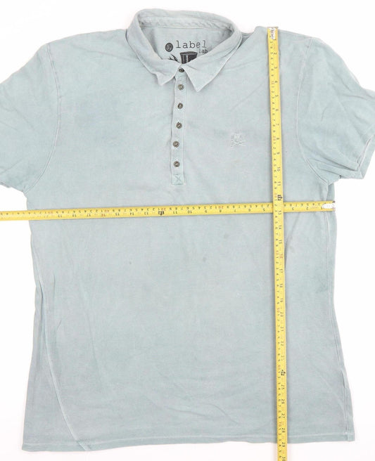 Mens UK Size XL Label Lab 100% Cotton Polo Shirt