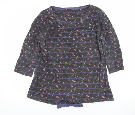 Womens UK Size 14 NEXT Grey Tunic T-Shirt