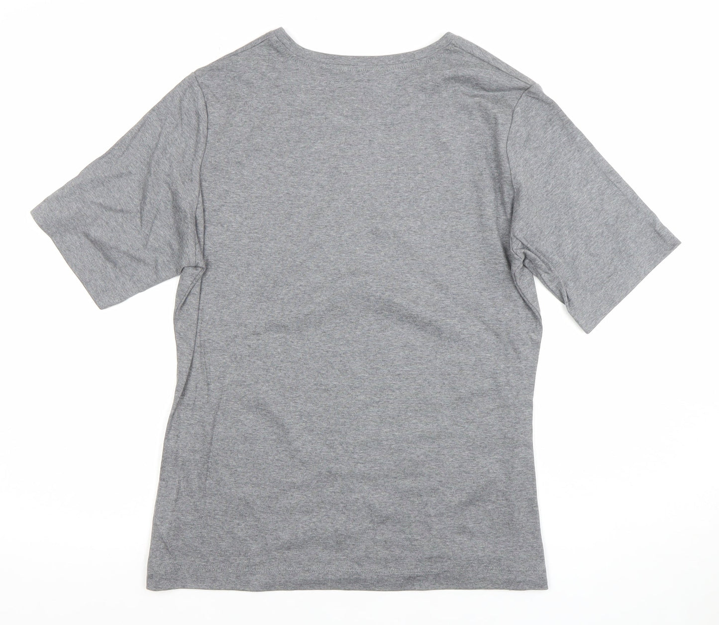 Womens UK Size 8 Rabe Grey Basic T-Shirt