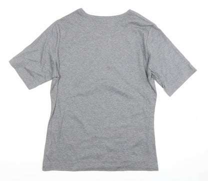 Womens UK Size 8 Rabe Grey Basic T-Shirt