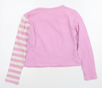 Girls UK Size S Duck and Cover Pink Basic T-Shirt