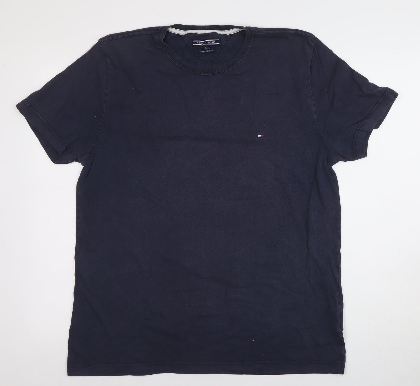 Tommy Hilfiger Men's Blue XL Classic Organic Cotton T-Shirt