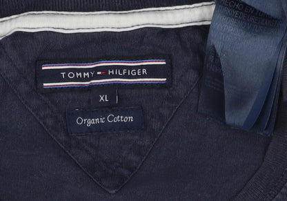 Tommy Hilfiger Men's Blue XL Classic Organic Cotton T-Shirt