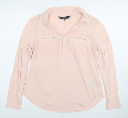 Womens UK Size 14 Principles by Ben de Lisi Pink Basic Blouse
