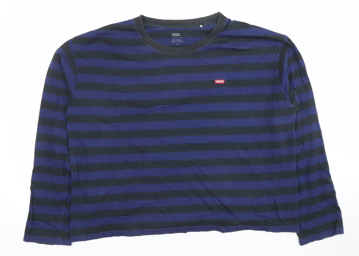 Womens UK Size L Levi's Blue Basic T-Shirt