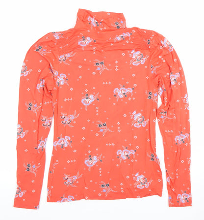 Womens UK Size 8 Per Una Orange Tunic Blouse