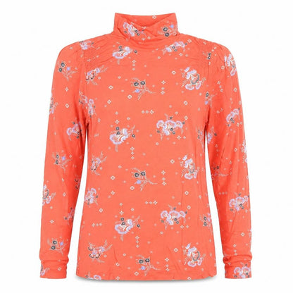 Womens UK Size 8 Per Una Orange Tunic Blouse