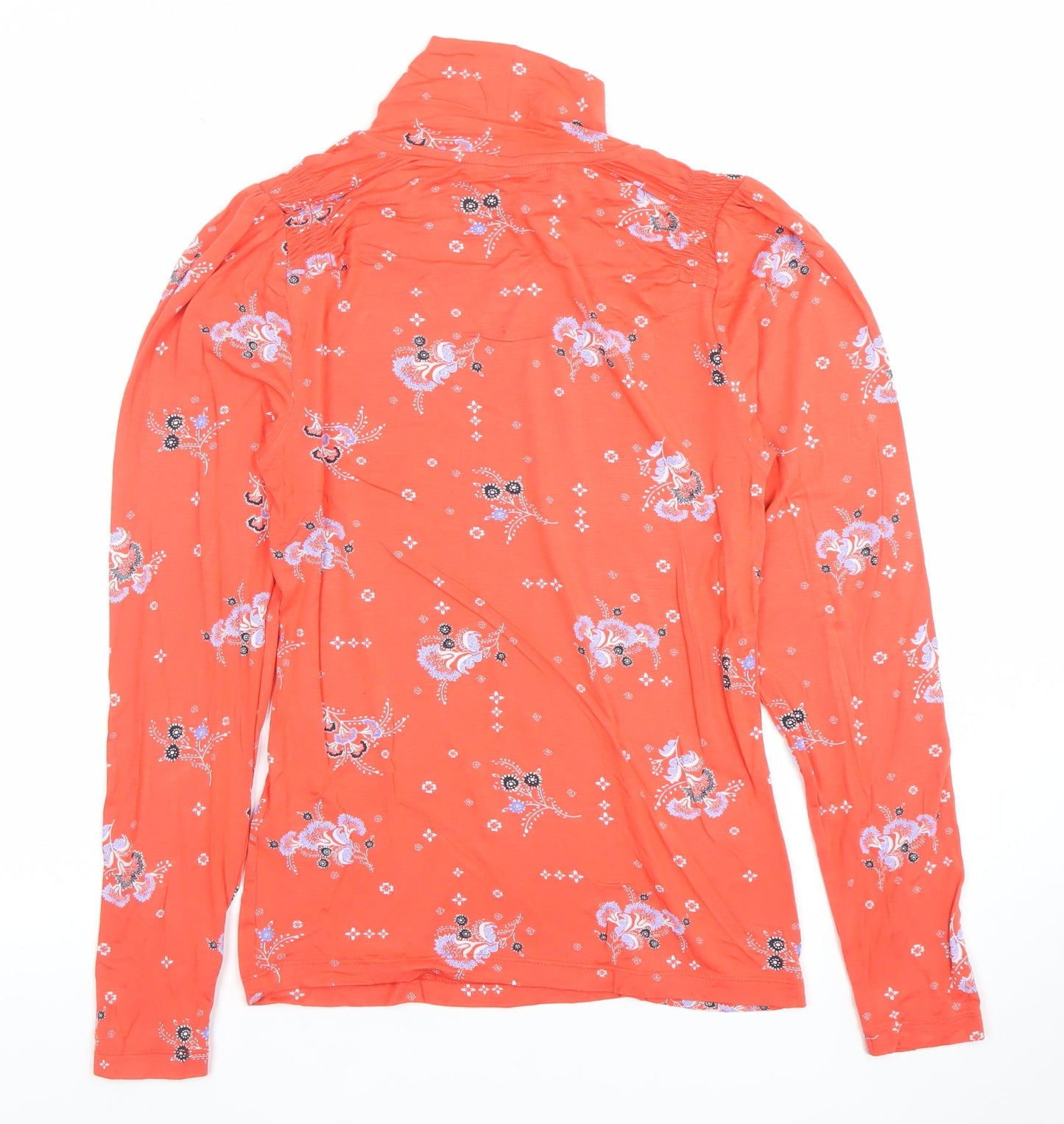 Womens UK Size 8 Per Una Orange Tunic Blouse