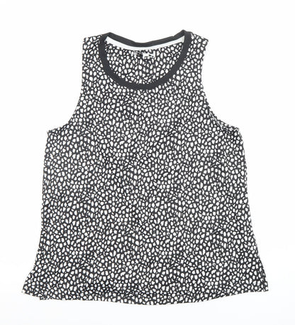 Womens UK Size S DKNY Black Basic Tank