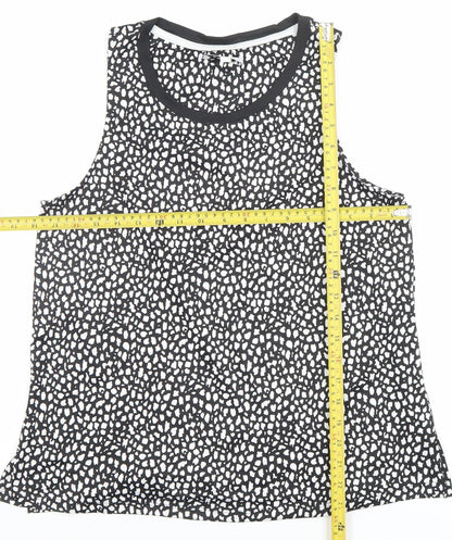 Womens UK Size S DKNY Black Basic Tank