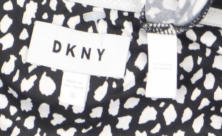Womens UK Size S DKNY Black Basic Tank
